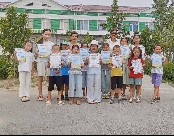 Мектеп жанындағы жазғы сауықтыру лагері 24 маусым күні аяқталды