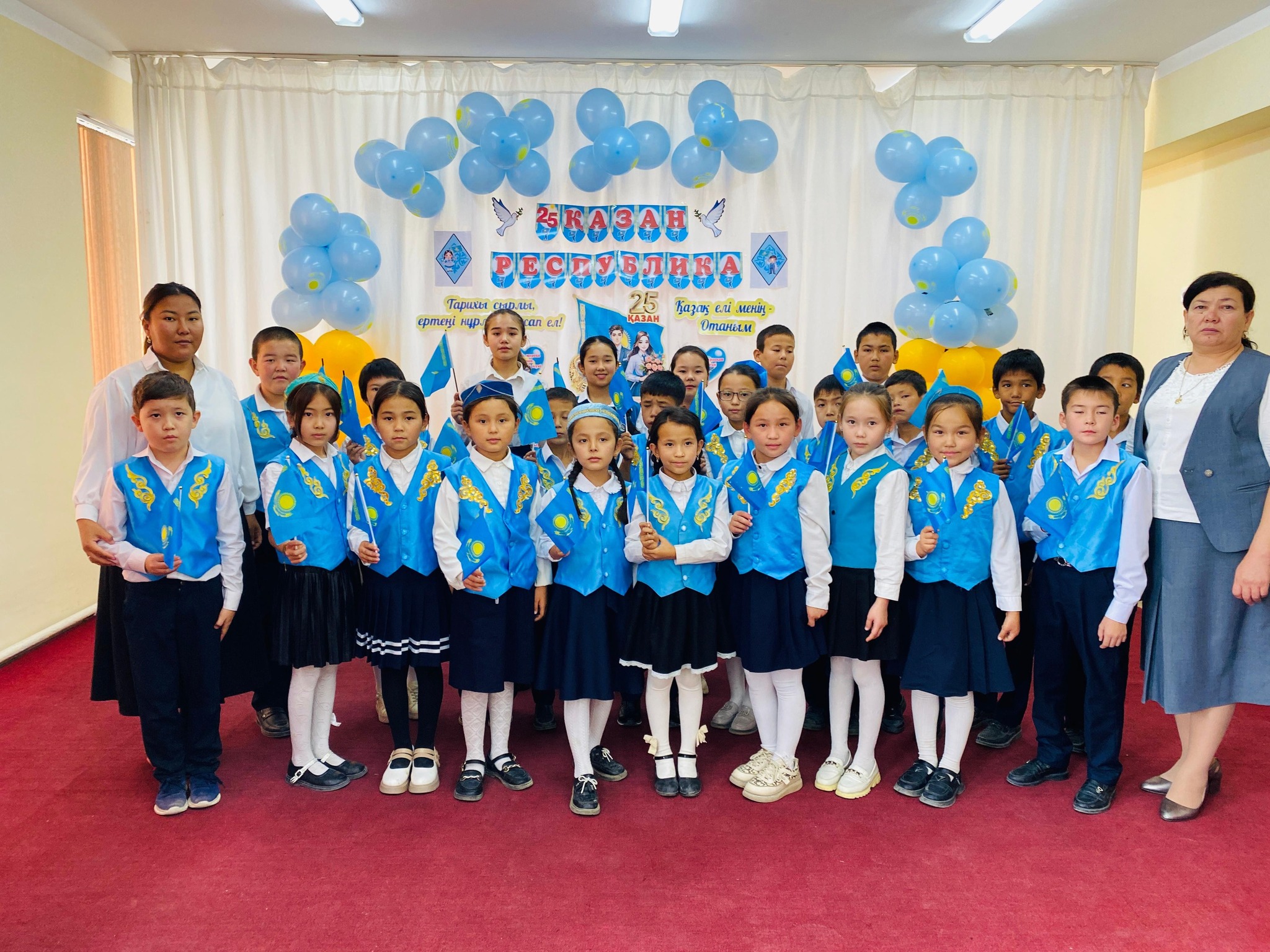 «Қ.Аманжолов атындағы N22 жалпы білім беретін мектеп» коммуналдық мемлекеттік мекемесінде 23.10.2025 ж күні «Менің Отаным Қазақстан» атты мерекелік іс-шара ұйымдастырылды.